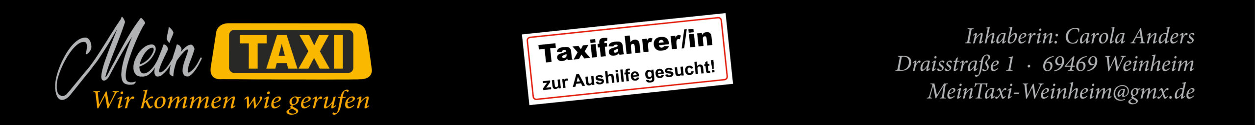 Taxibetrieb "MeinTaxi" Weinheim